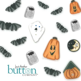9000 Black Cat Manor button pack from Just Another Button Company