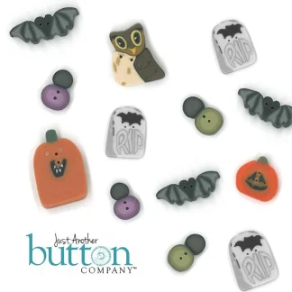 9758 Widow Black's B&B button pack from Just Another Button Company