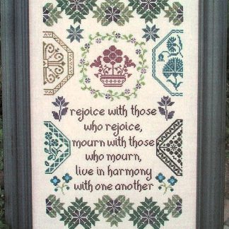Quaker Harmony cross stitch pattern by My Big Toe MBT-082