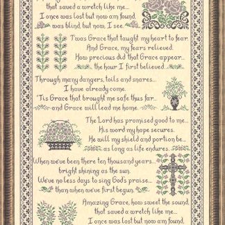 Amazing Grace cross stitch pattern by My Big Toe MBT-088