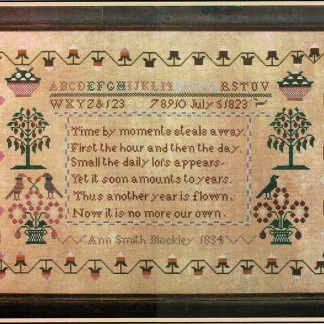 Ann Smith Blockley 1834 cross stitch pattern by Milady's Needle MN-ASB