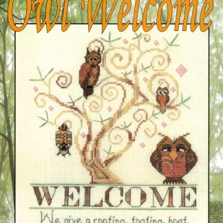 Owl Welcome cross stitch pattern by MarNic Designs mnd-201315