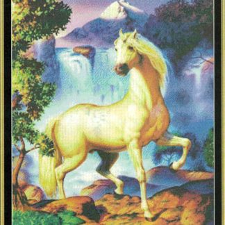 Unicorn Waterfall Cross Stitch pattern by Mystic Stitch MS-STR18