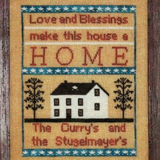 Love and Blessings cross stitch pattern from Needle Bling Designs NBD-27