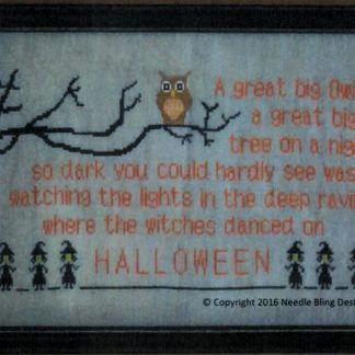 Dancing Witches cross stitch pattern from Needle Bling Designs NBD-59