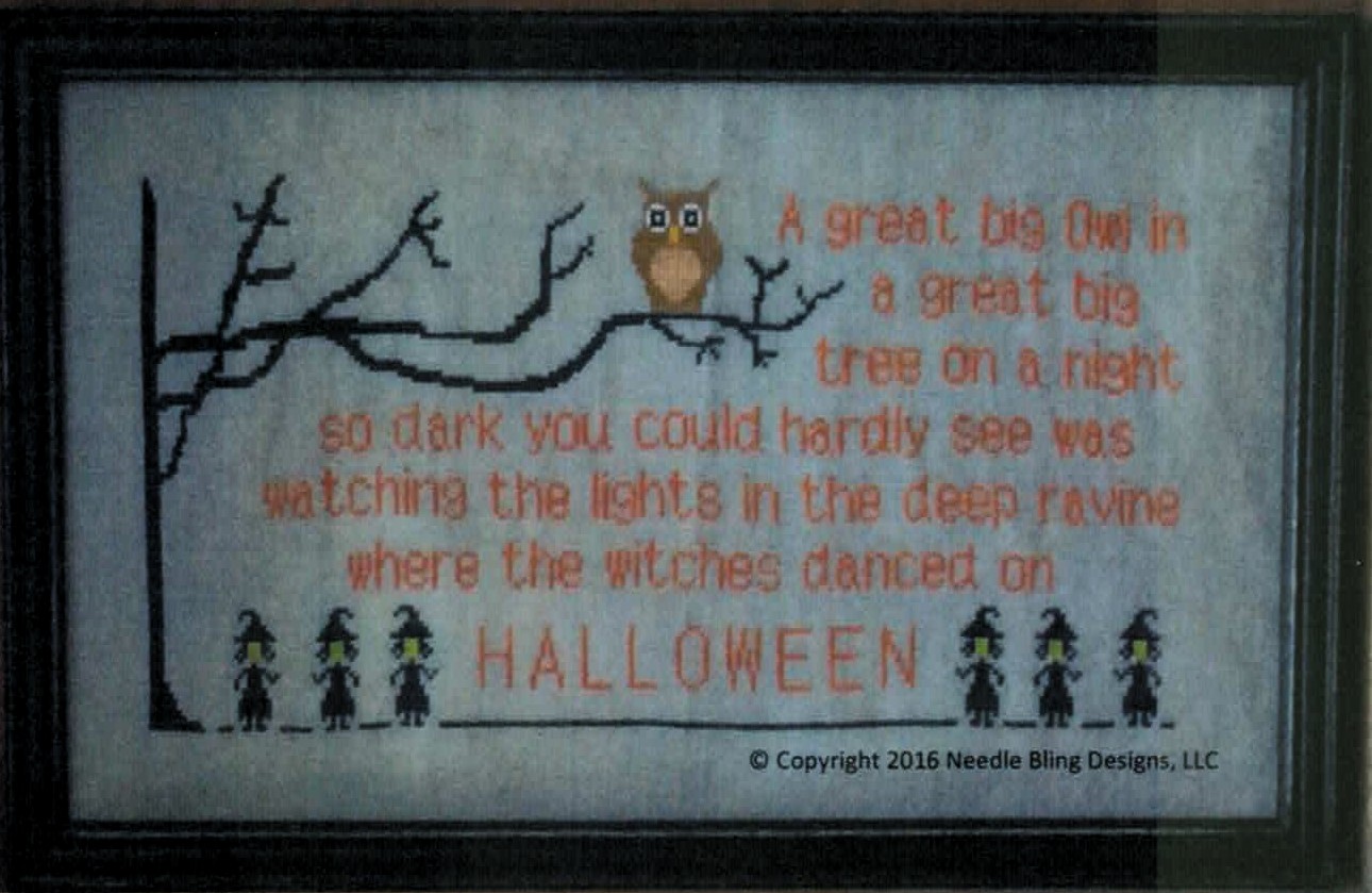 Dancing Witches cross stitch pattern from Needle Bling Designs NBD-59