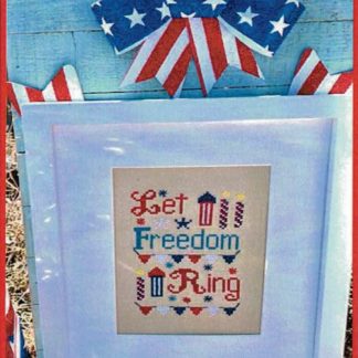 Freedom cross stitch pattern from Pickle Barrel Designs PBD-FRE