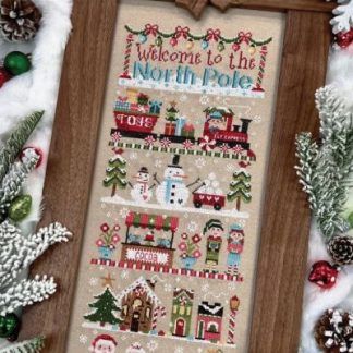 Welcome to the North Pole cross stitch pattern from Primrose Cottage PC-110