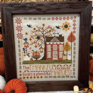 Plentiful Harvest cross stitch pattern from Primrose Cottage PC-188
