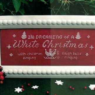 I'm Dreaming of a White Christmas cross stitch pattern from Poppy Kreations PK-IMD