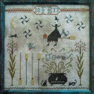 Fancey Blackett's Brooms cross stitch pattern from Pineberry Lane PL-FAN