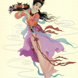 Birthday Blessing cross stitch pattern from Pinn Stitch PN-LE23S