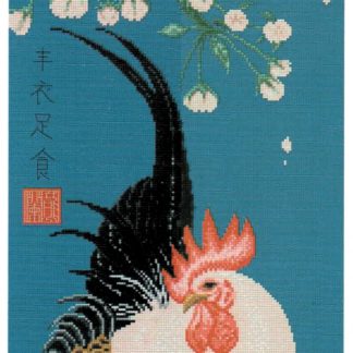Rooster Soul Mate cross stitch pattern from Pinn Stitch PN-LE57I