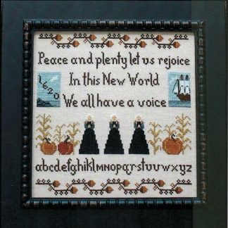 Thanksgiving 1620 Sampler cross stitch pattern from Primitive Needleworks by Caryn PNBC-142