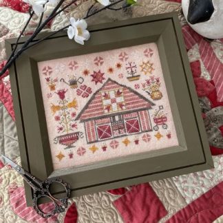 Spring Quilt Barn cross stitch pattern from Pansy Patch Quilts & Stitchery PPQS-077