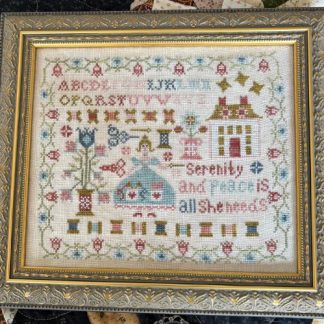Serenity cross stitch pattern from Pansy Patch Quilts & Stitchery PPQS-079