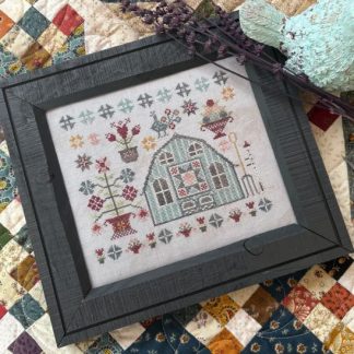Summer Quilt Barn cross stitch pattern from Pansy Patch Quilts & Stitchery PPQS-080