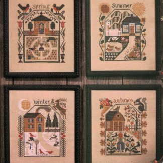 Prairie Seasons cross stitch pattern from The Prairie Schooler PS-050