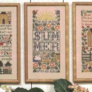 Summer Samplers cross stitch pattern from The Prairie Schooler PS-077