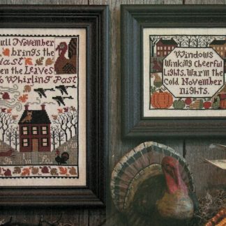 November cross stitch pattern from The Prairie Schooler PS-149
