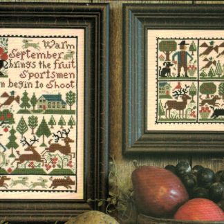 September cross stitch pattern from The Prairie Schooler PS-173
