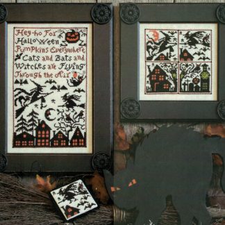 Cats, Bats, and Witches cross stitch pattern from The Prairie Schooler PS-174