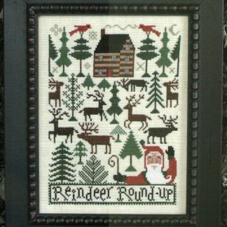 Reindeer Roundup cross stitch pattern from The Prairie Schooler PS-182