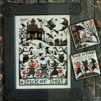 Trick or Treat cross stitch pattern from The Prairie Schooler PS-188