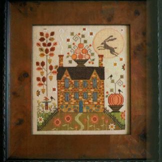 Autumn Moon cross stitch pattern from Plum Street Samplers PSS-AM