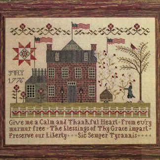 American Sampler cross stitch pattern from Plum Street Samplers PSS-AME