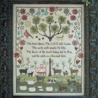 A Thousand Hills cross stitch pattern from Plum Street Samplers PSS-ATH
