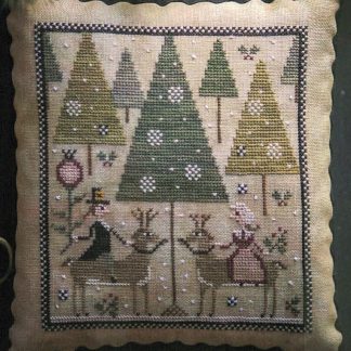 Flirting cross stitch pattern from Plum Street Samplers PSS-FLI