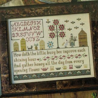 Gathering Honey cross stitch pattern from Plum Street Samplers PSS-GAT