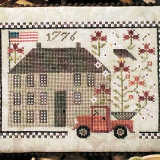 Liberty Lodge cross stitch pattern from Plum Street Samplers PSS-LL