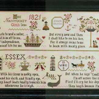 Nantucket Girl's Sampler cross stitch pattern from Plum Street Samplers PSS-NAN
