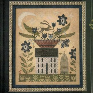 Spring Moon cross stitch pattern from Plum Street Samplers PSS-SPR
