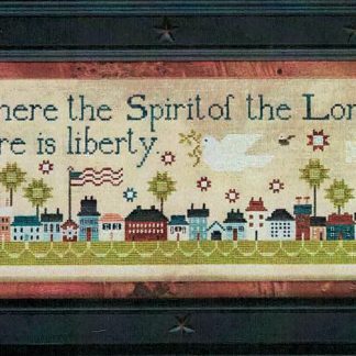 There is Liberty cross stitch pattern from Plum Street Samplers PSS-THE