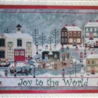 A Churchyard Christmas cross stitch pattern from Praiseworthy Stitches PWS-ACH