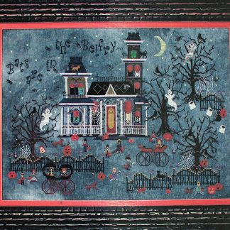 Darkwing Manor cross stitch pattern from Praiseworthy Stitches PWS-DAR