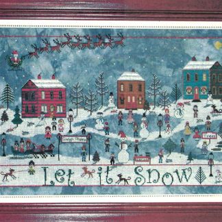 December Snow cross stitch pattern from Praiseworthy Stitches PWS-DEC