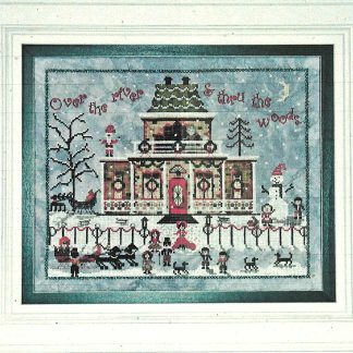 Going to Grandma's cross stitch pattern from Praiseworthy Stitches PWS-GOI
