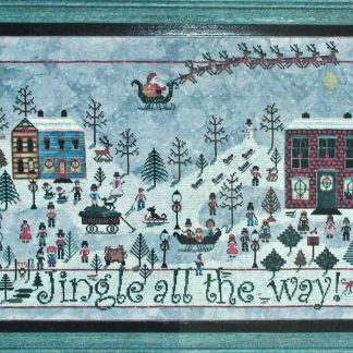 Jingle All the Way cross stitch pattern from Praiseworthy Stitches PWS-JIN