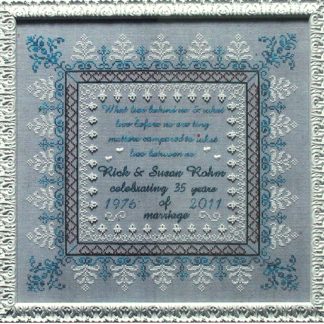 Love Everlasting cross stitch pattern from Praiseworthy Stitches PWS-LOV