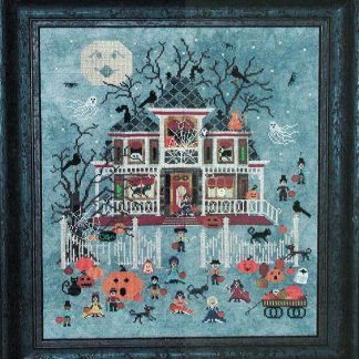 Mummy's Moonlight Cafe cross stitch pattern from Praiseworthy Stitches PWS-MUM