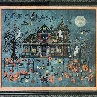 Owl-A-Day cross stitch pattern from Praiseworthy Stitches PWS-OWL