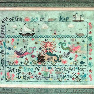 Sirens of the Sea cross stitch pattern from Praiseworthy Stitches PWS-SIR
