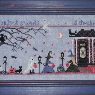 Trick or Treat cross stitch pattern from Praiseworthy Stitches PWS-TRI