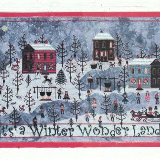 Winter at Sugar Hill cross stitch pattern from Praiseworthy Stitches PWS-WIN