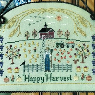 Happy Harvest cross stitch pattern from The Needle's Notion TNN-215