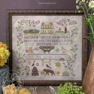 Huckleberry Farm cross stitch pattern from The Blue Flower BF-HUC